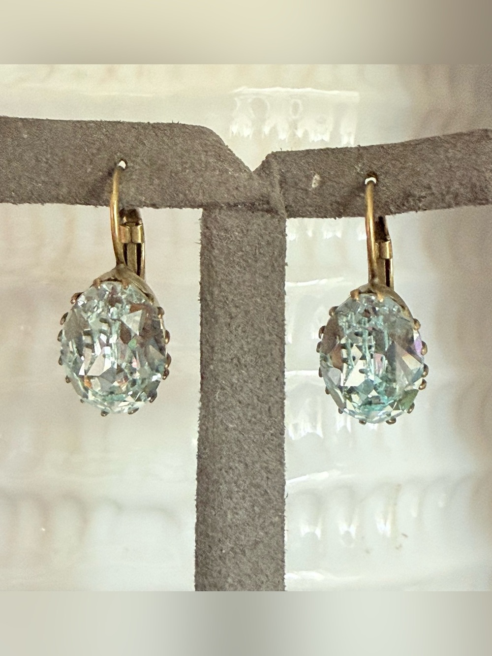 Sorrelli Crystal Brass Tone Dangle Earrings